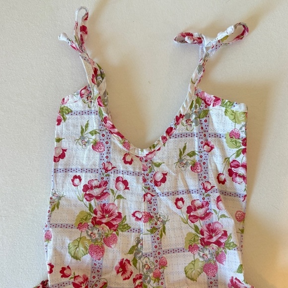 Tralala Floral Ruffle Dress With Tie Straps - Picture 5 of 7